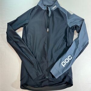 POC Essential Road Mid Long Sleeve Jersey Black/Gray Men’s Small